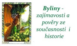 Byliny bylinky zajímavosti pověry historie i současnosti